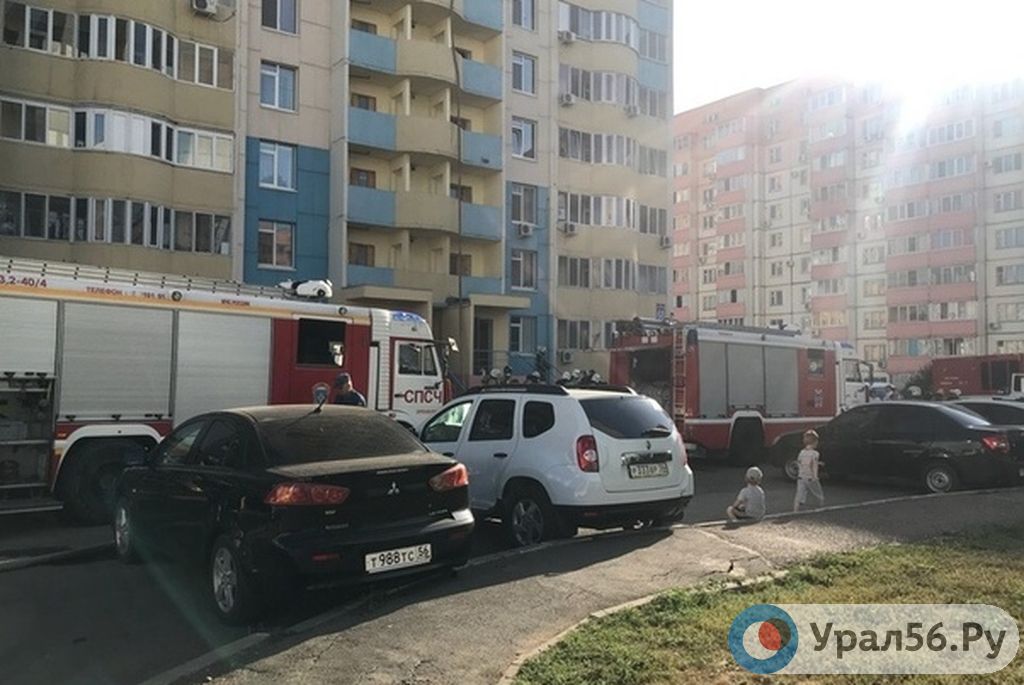 В Оренбурге горела квартира