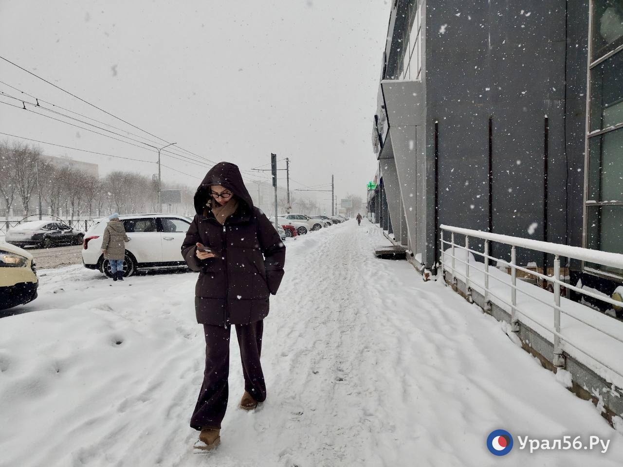 Заснеженная улица. Фото из архива