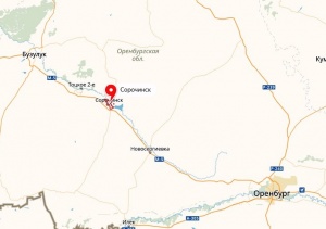 Карта сорочинска оренбургской