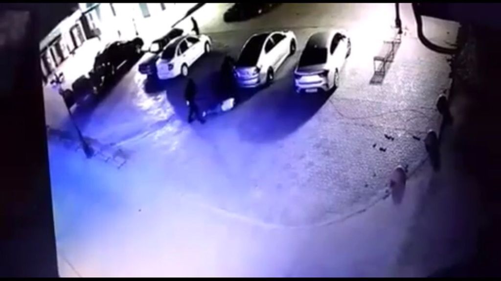 В момент происшествия. Фото: стоп-кадр с видео