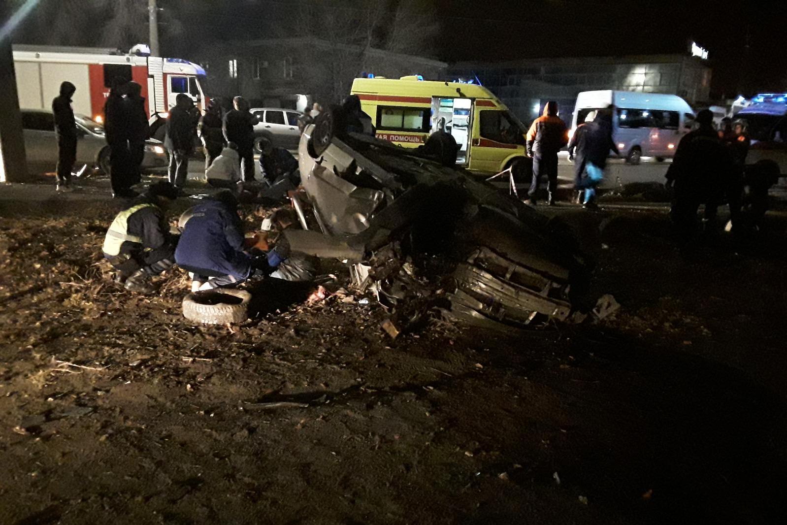 ДТП на улице Строителей в Орске, 12.11.2019