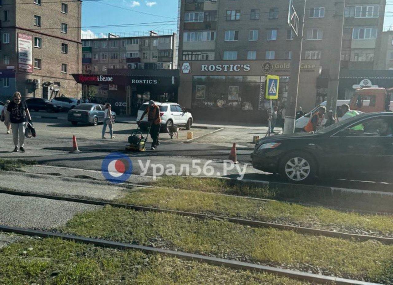 Работы на пр. Ленина в Орске