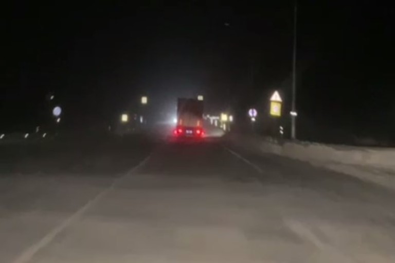 Участок, на котором не работают фонари