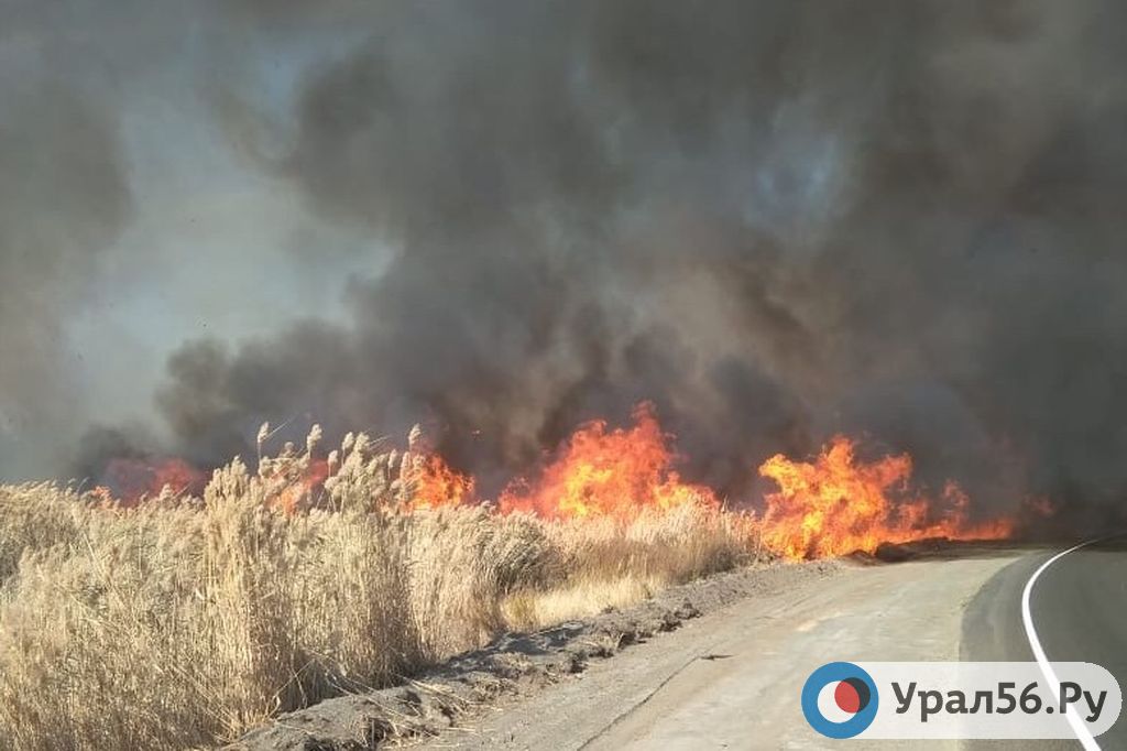 Пожар на Гудроне в Орске, 08.10.2019