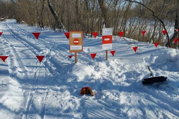 Перекрытый участок. Источник: Администрация Орска