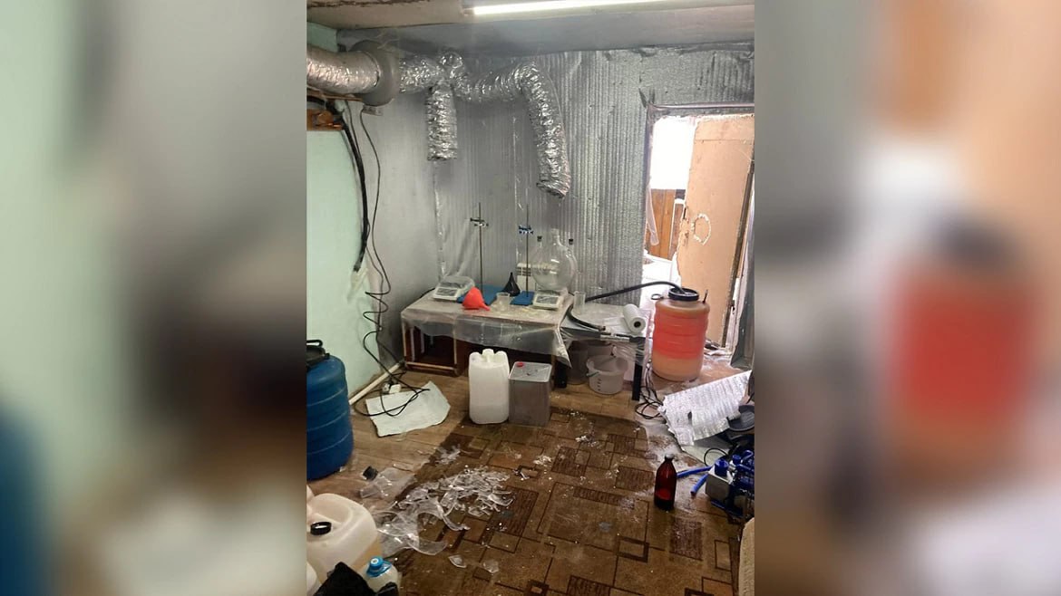Нарколаборатория под Оренбургом. Фото: УМВД по Оренбургской области 