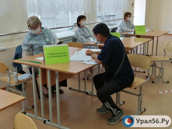 На избирательном участке в Орске