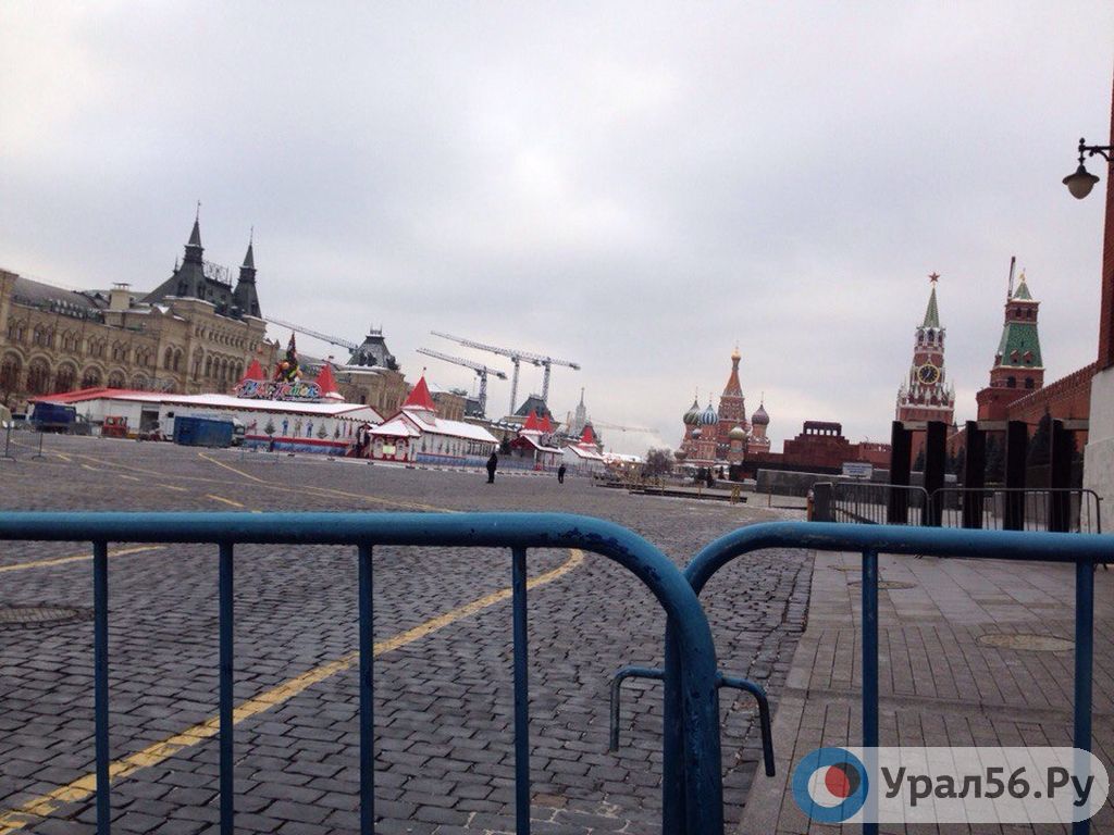 Красная площадь в Москве, 27.11.2015