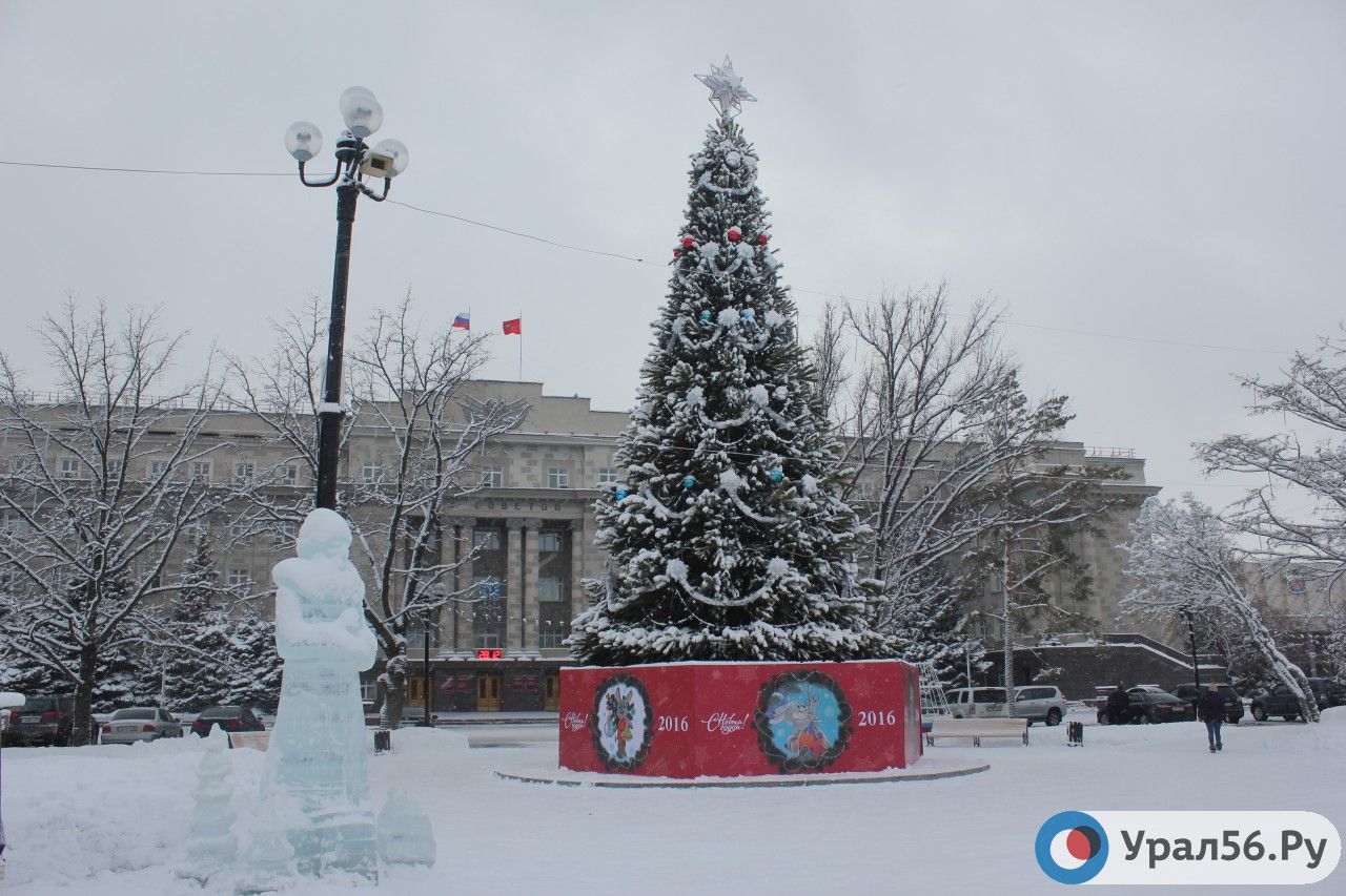 Оренбург зимой