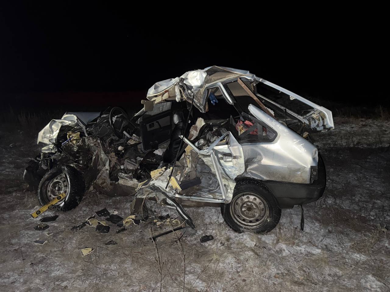 На месте ДТП. Источник: УМВД России по Оренбургской области