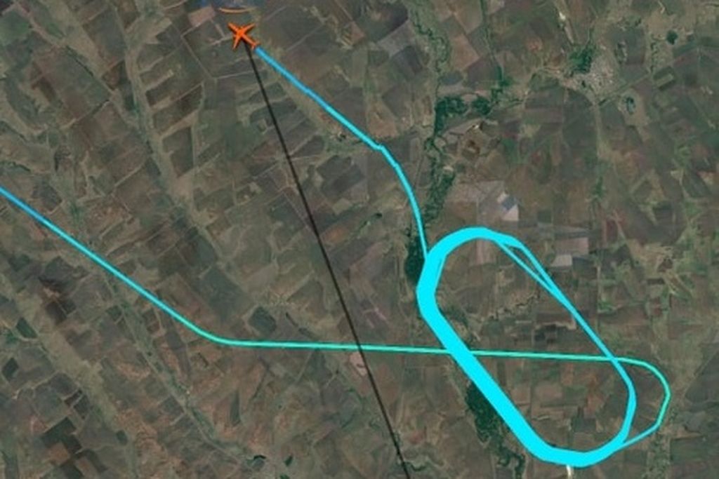 Скриншрот с Flightradar24