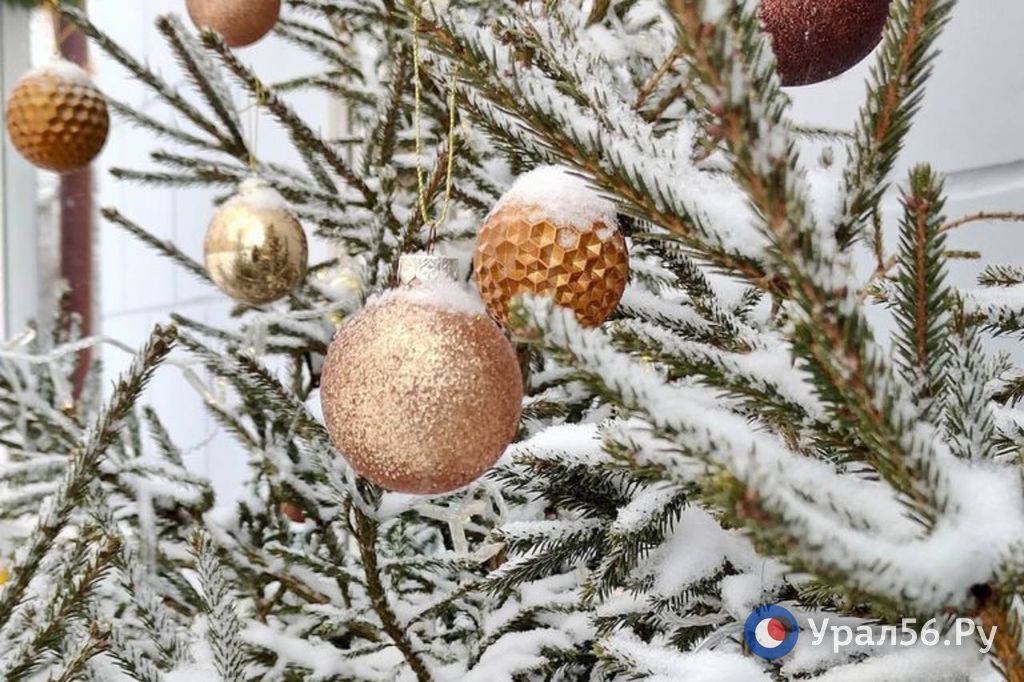 Снег в Оренбурге 13 декабря