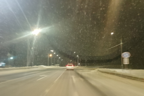 Погода на трассе Оренбург – Орск к утру успокоилась