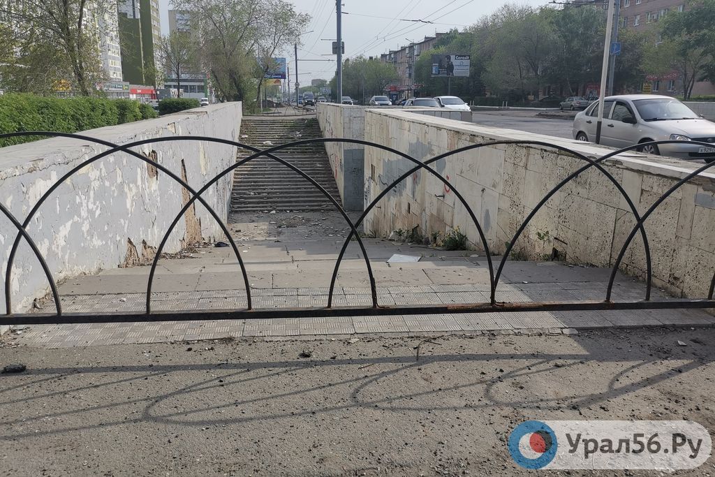 Аварийный подземный переход на улице Пролетарской