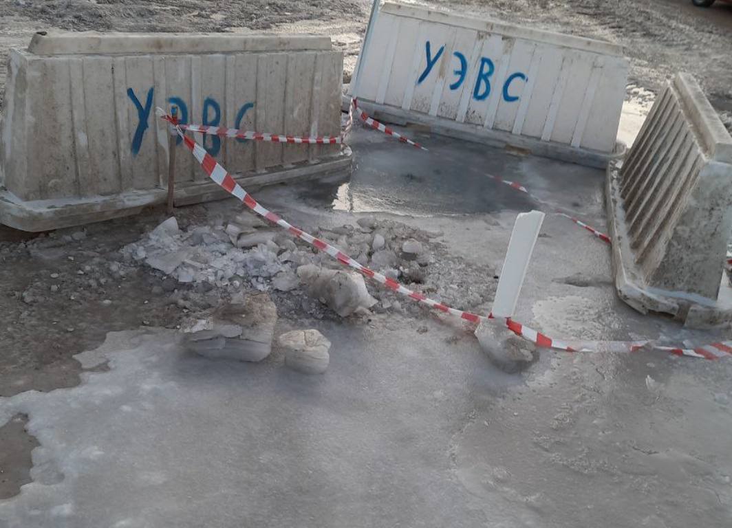 Последствия коммунальной аварии в Овчинном городке. Фото: тгк Любимый городок Овчинный