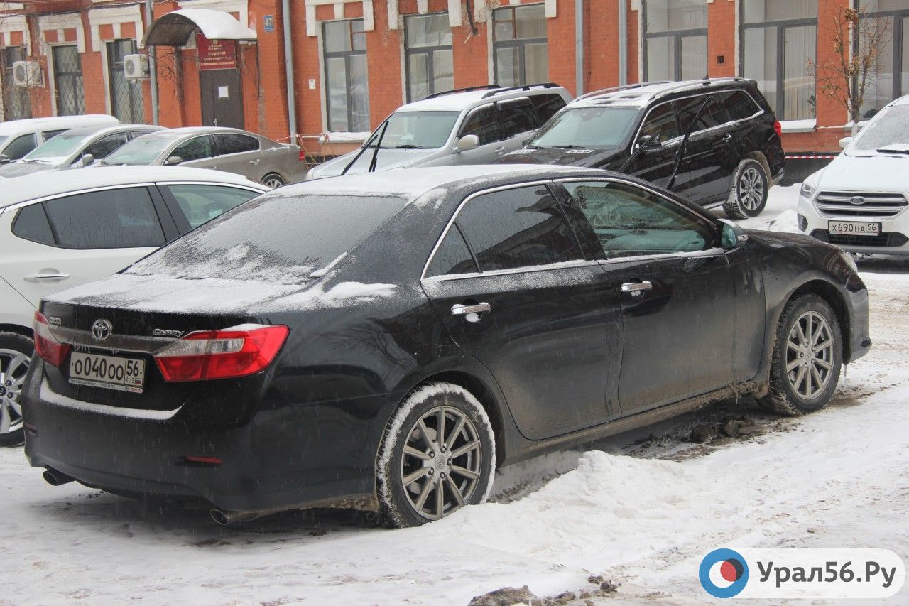 Служебный автомобиль главы города  Оренбурга, 17.01.2019