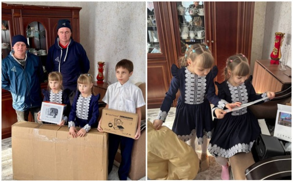 Благодаря акции «Елка желаний» у детей в Орске, чья семья пострадала от наводнения в 2024 году, исполнились мечты