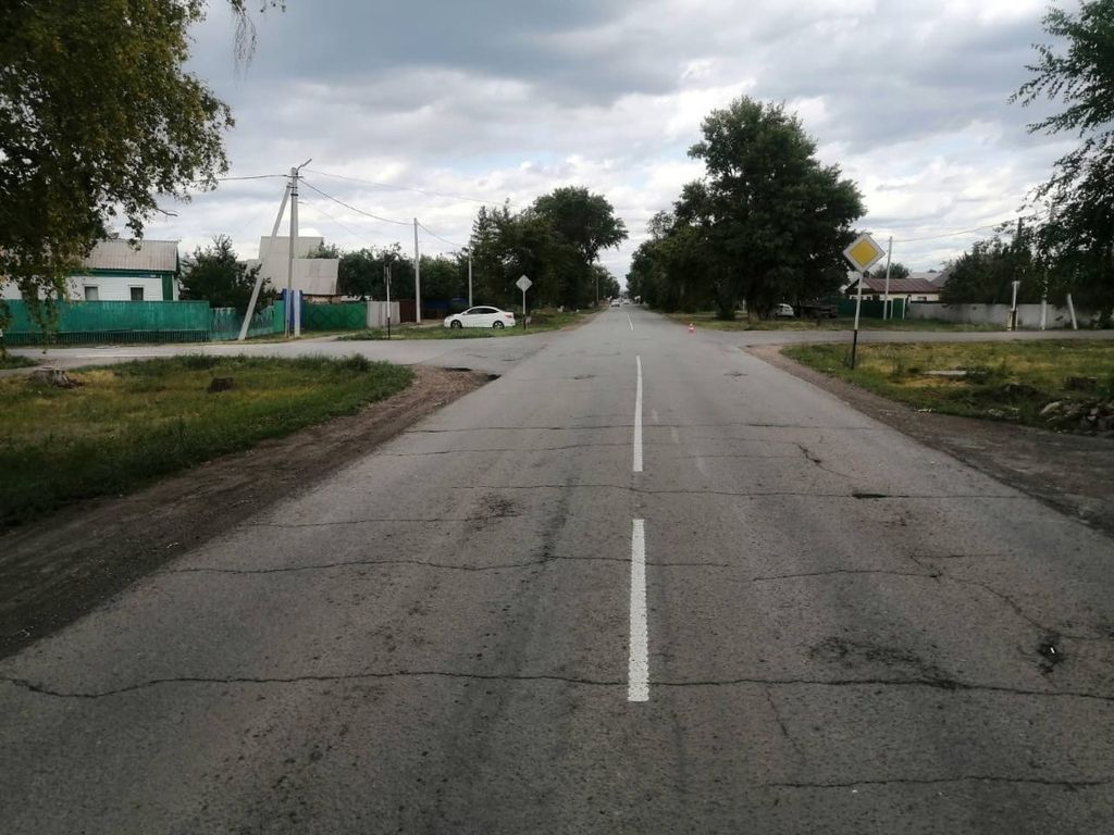Перекресток, где произошло ДТП. Фото: УМВД России по Оренбургской области 