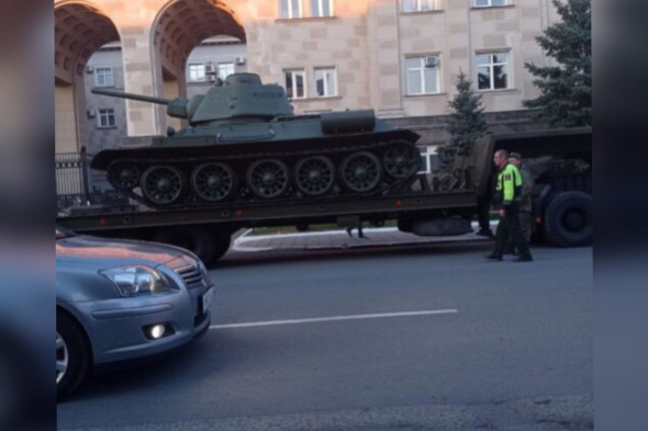 Впервые в Оренбурге в параде Победы примет участие легендарный военный танк Т-34