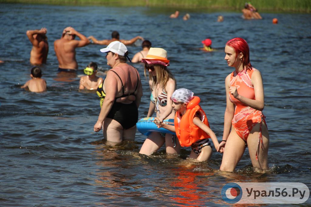 Детский пляж в Орске