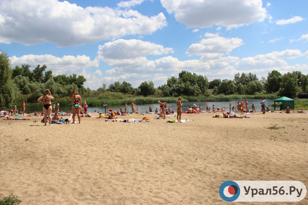 Пляж в Орске (фото из архива)