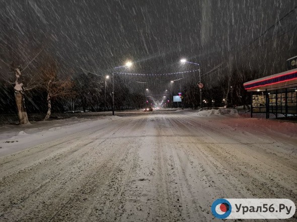 10 января во всех районах Оренбургской области возможен сильный снегопад