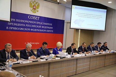 Заседании Совета при полномочном представителе Президента Российской Федерации в Приволжском федеральном округе