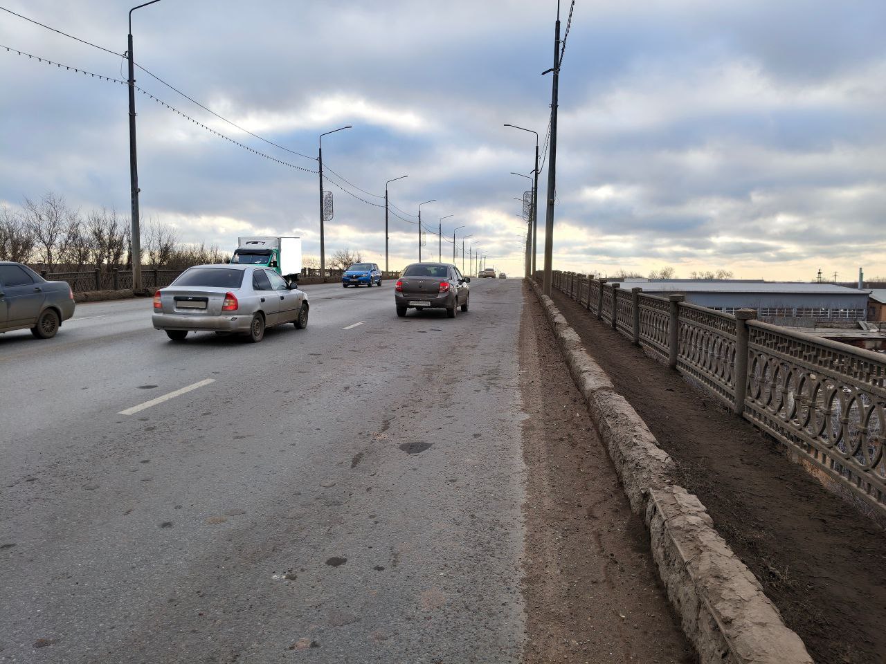 Мост через Урал в Оренбурге