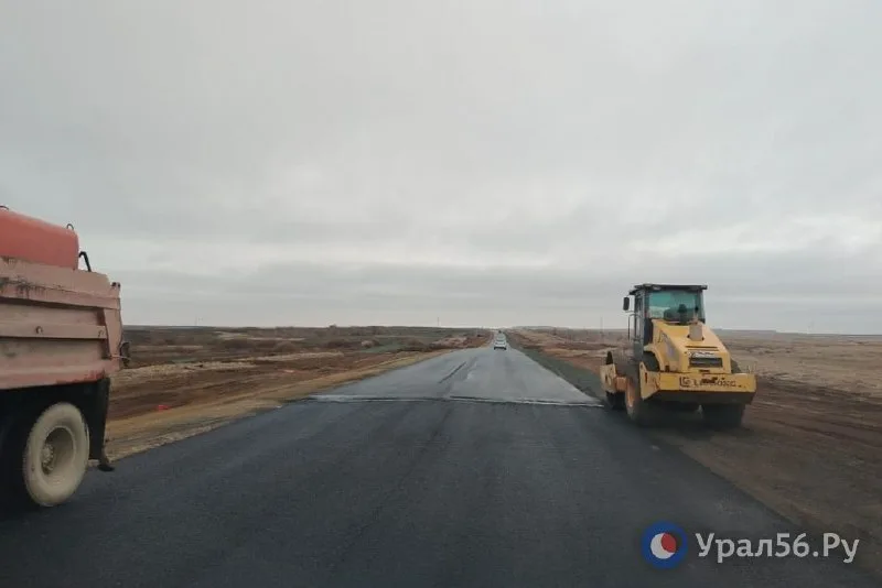 Ремонт дороги в Оренбургской области. Фото из архива