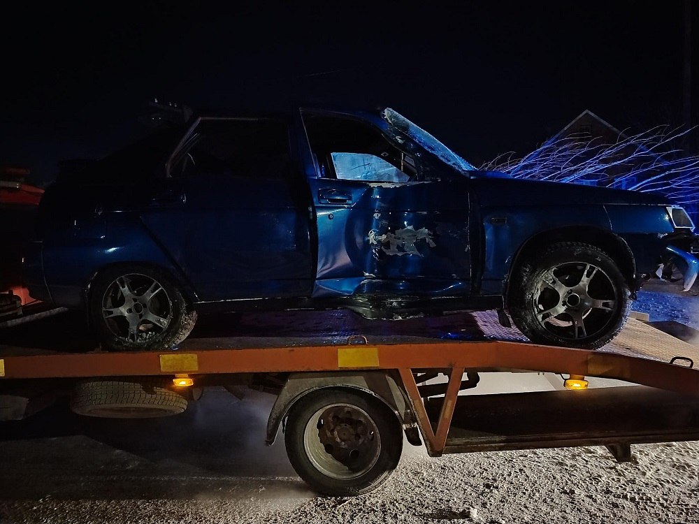 На месте ДТП. Фото от полиции Оренбуржья 