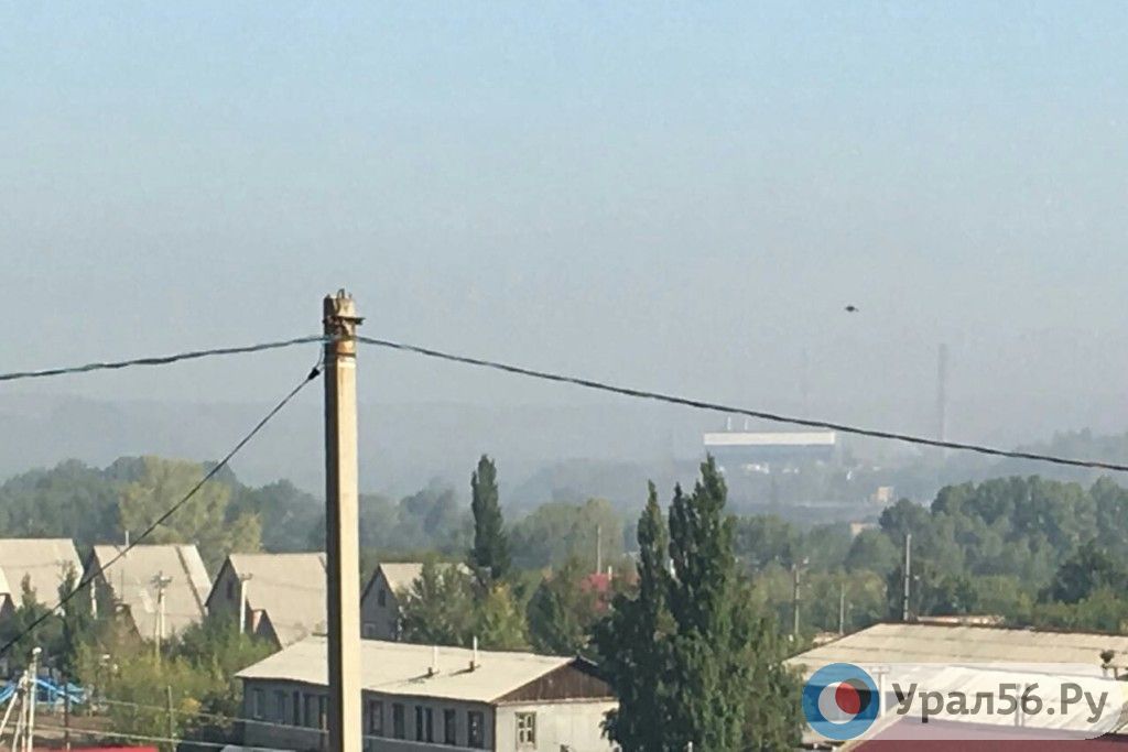 Медногорск, 30.08.2018. Фото очевидцев