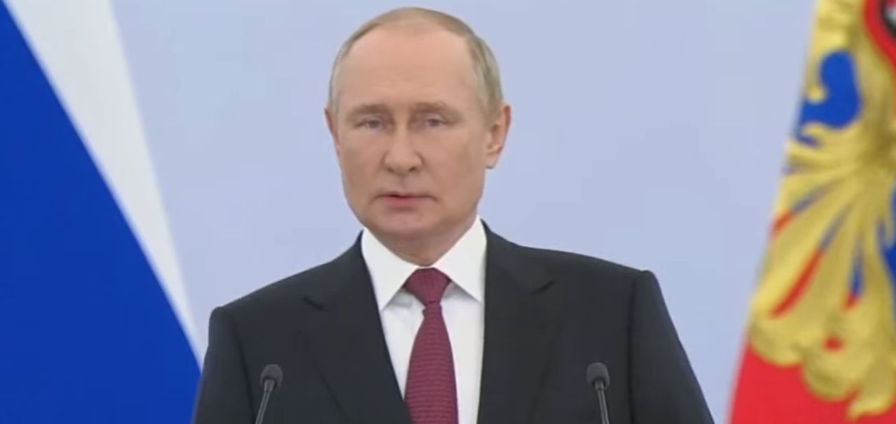 Владимир Путин. Скрин онлайн-трансляции