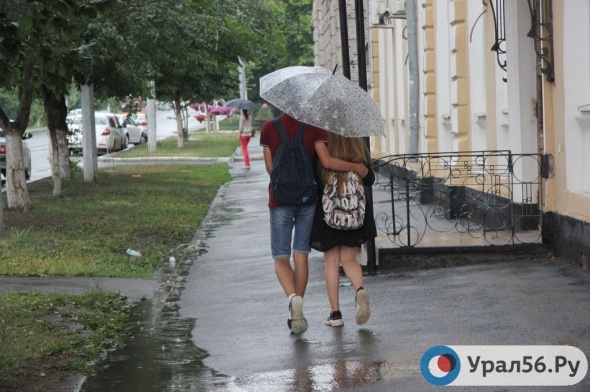 Жителей Оренбургской области ожидает дождь