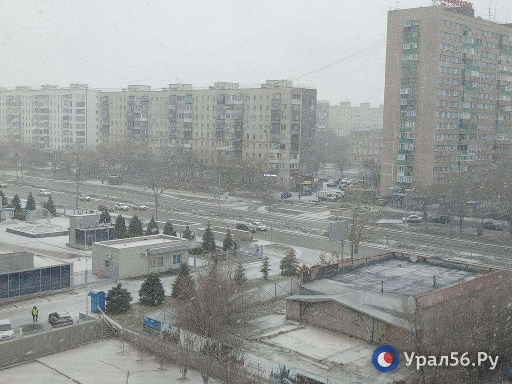 Снег в Оренбурге. Фото из архива 