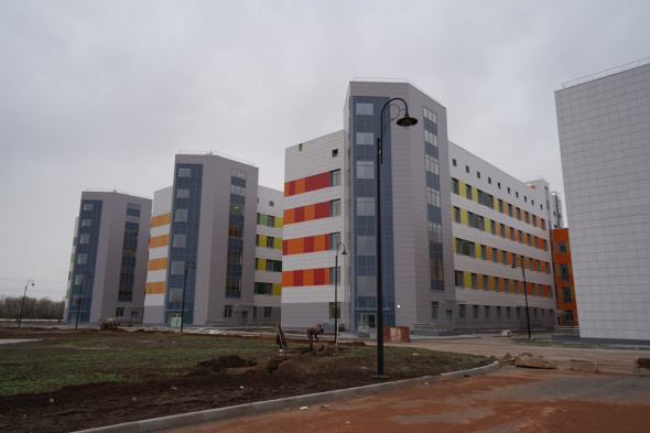 В Оренбурге на 98% завершено строительство будущей областной детской больницы 