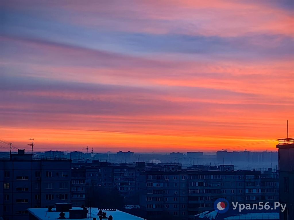 Рассвет над Оренбургом