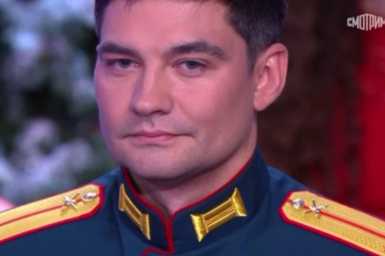 Константин Яшин на съемках новогодней программы