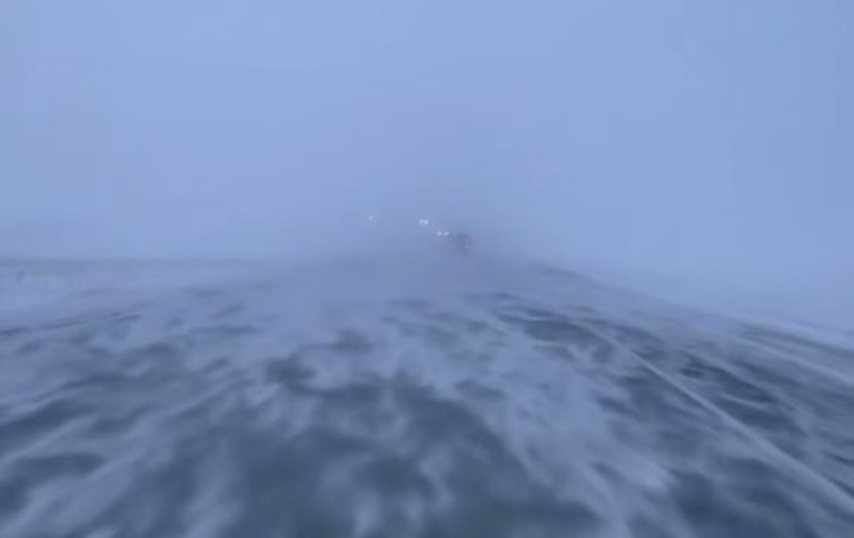 Трасса Оренбург - Орск в районе Сары, 23.01.2026