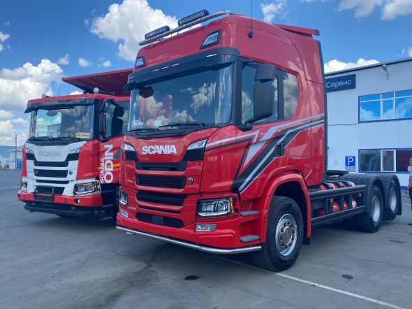 Шведский концерн Scania представил в Оренбуржье новые модели техники на газомоторном топливе