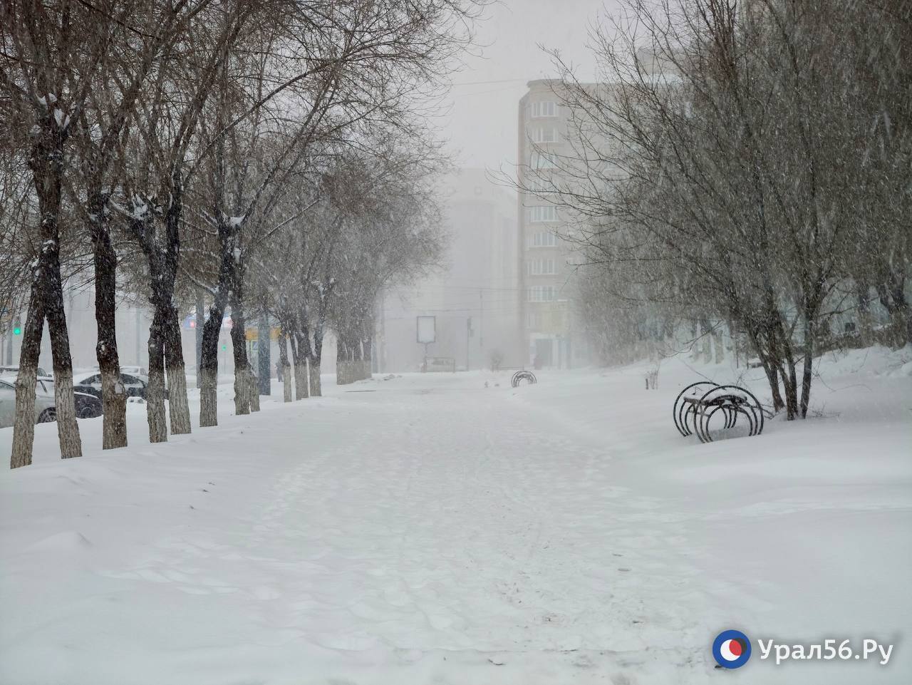 Заснеженная дорога. Фото из архива