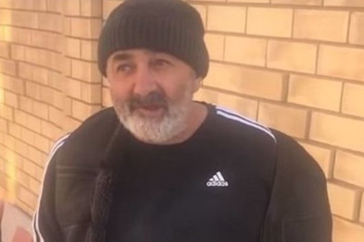 Рашид Хачатрян. Стоп-кадр из видео задержания от МВД