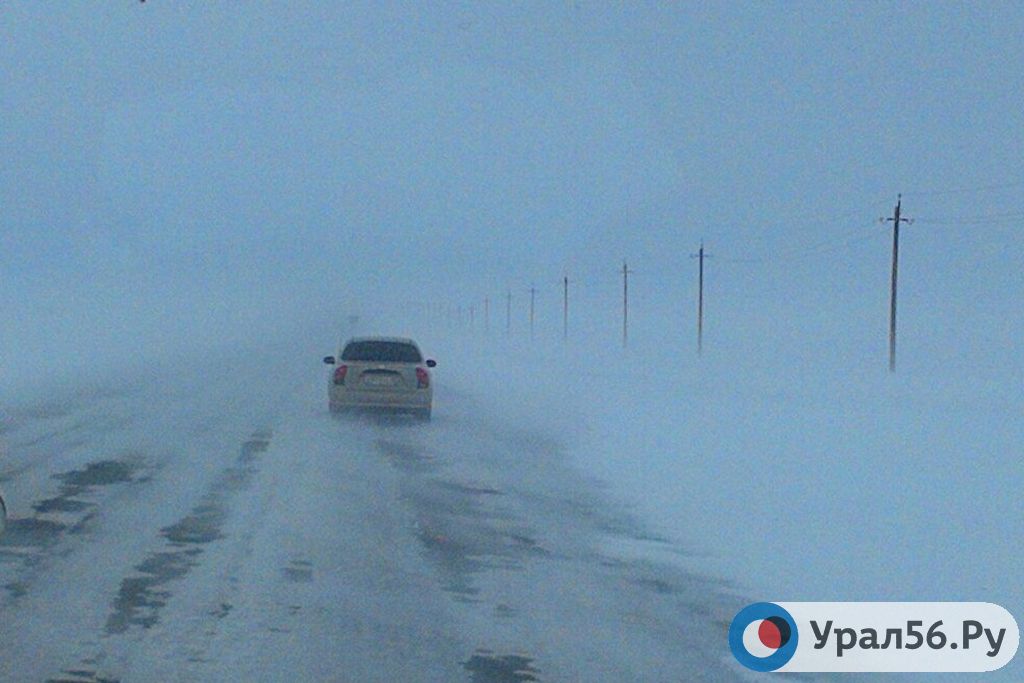 Оренбургскую область в ближайшие сутки могут накрыть сильный ветер, метель и обильный снегопад