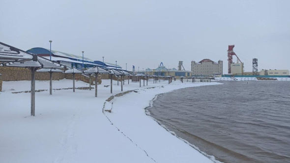 Соленые озера Развал и Дунино в Соль-Илецке не замерзают даже в самые крепкие морозы