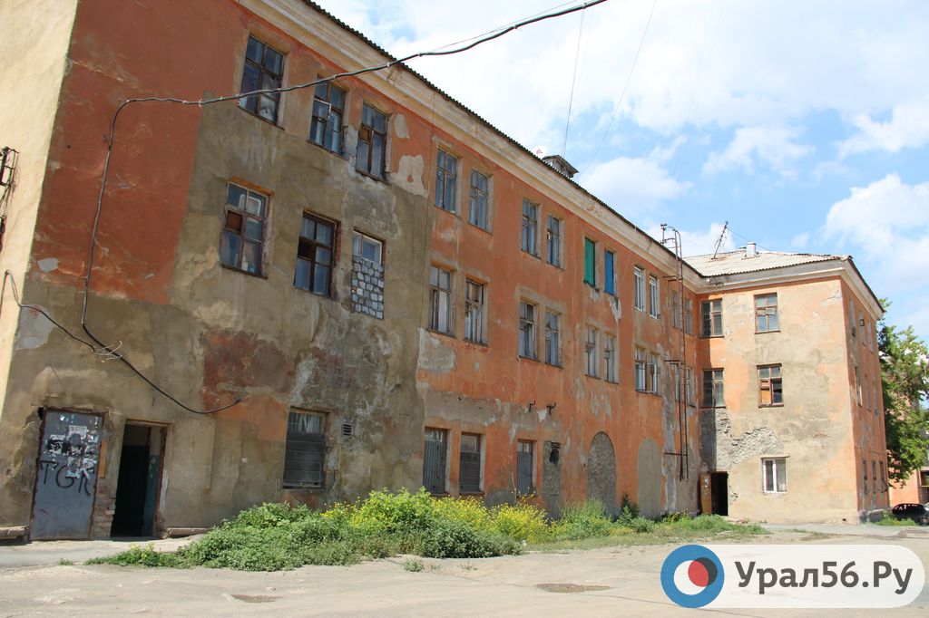 Аварийный дом в Оренбургской области