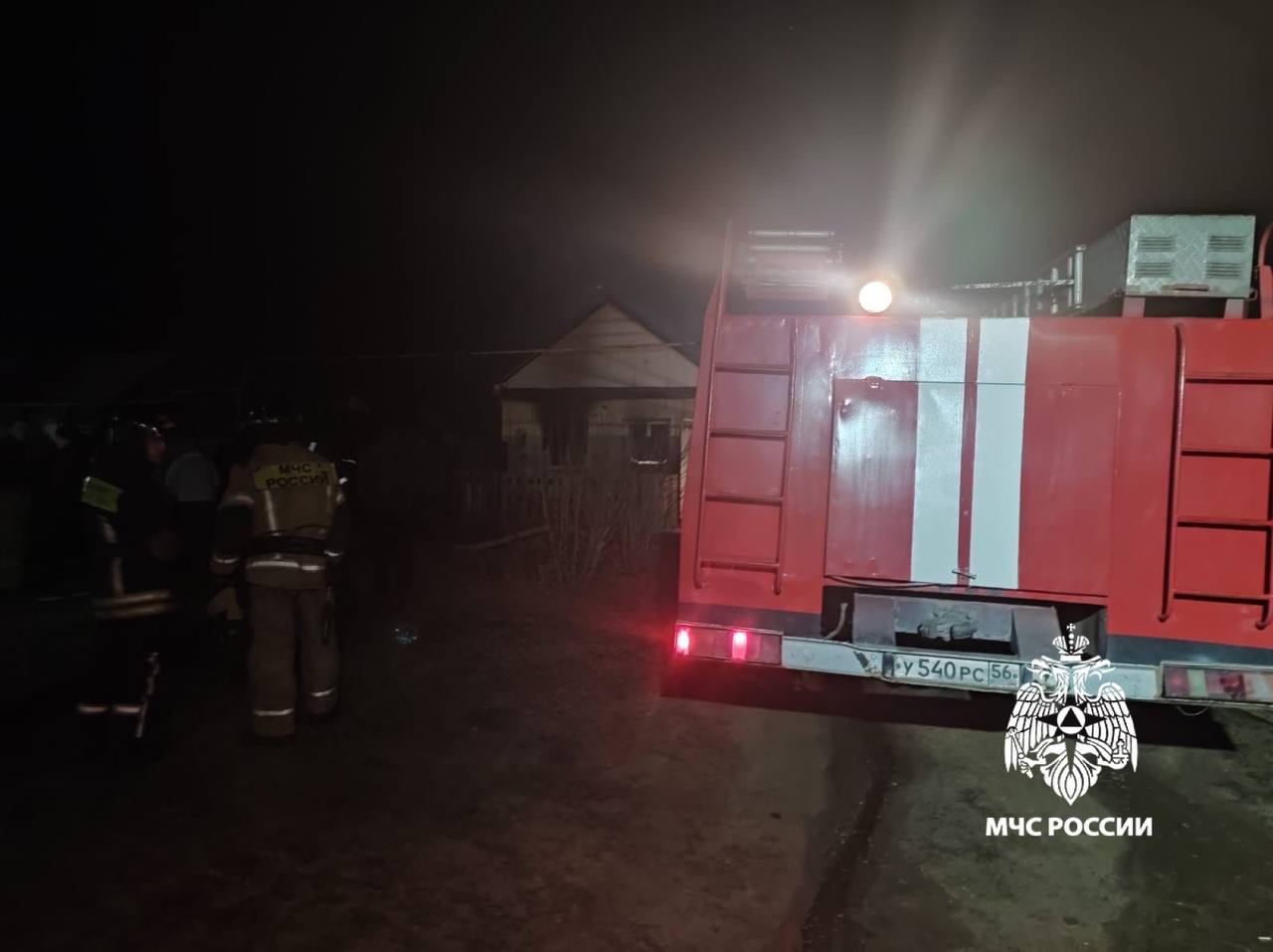 На месте происшествия. Источник: МЧС России по Оренбургской области