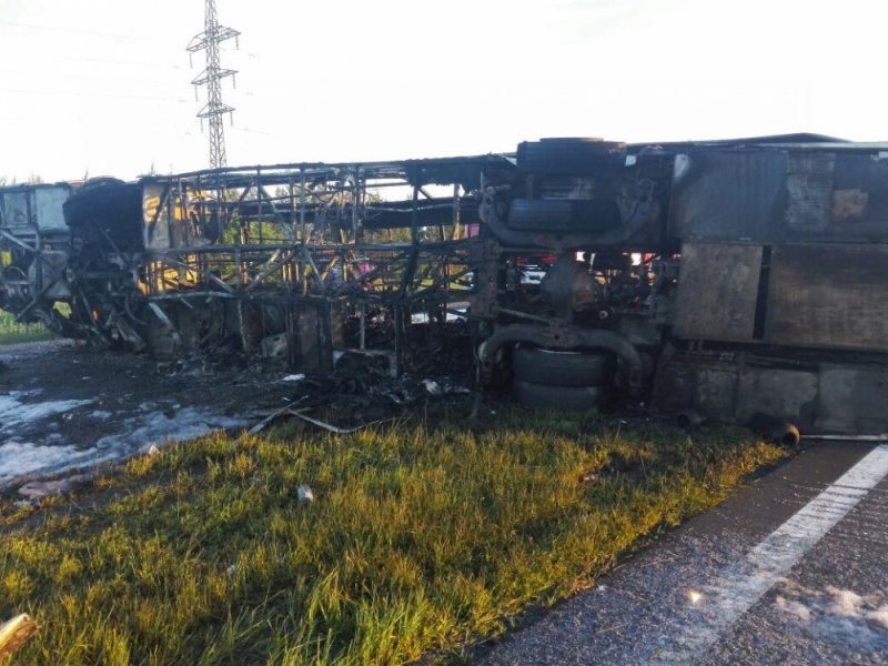 В аварии в Татарстане погибли 13 человек
