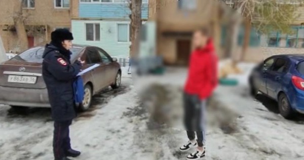 Задержанный школьник. Источник: пресс-служба УМВД России по Оренбургской области