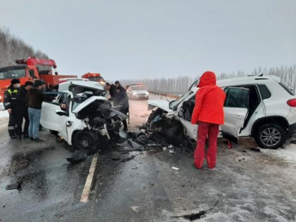 4 человека от 16 до 22 лет из Оренбургской области погибли в ДТП в Татарстане