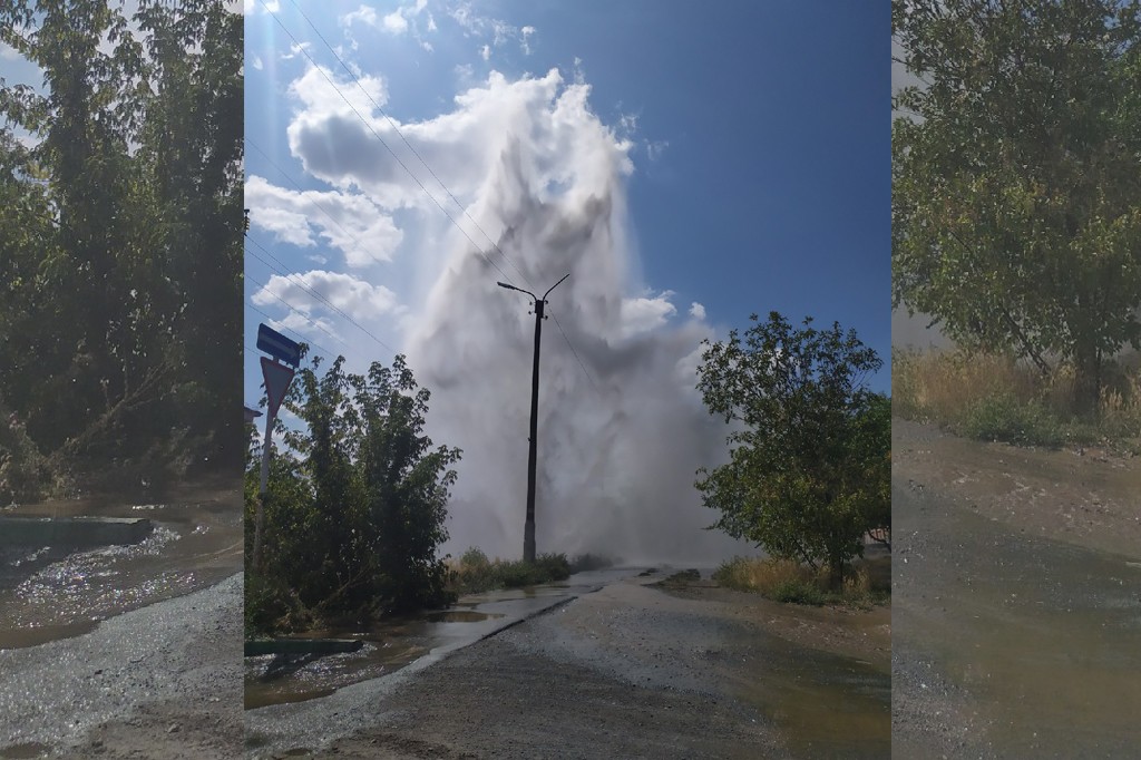 Авария на улице Ленинского Комсомола в Орске, 15.08.2019