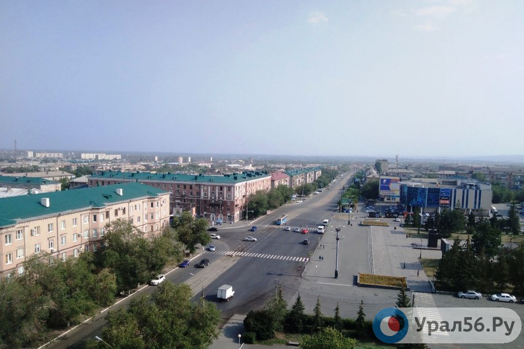 Орск и его окрестности несколько дней заволочены дымом от природного пожара